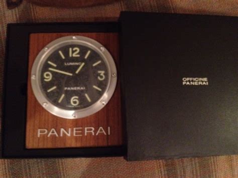 panerai wall clock ebay|panerai wall clock.